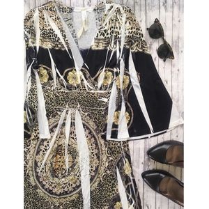 Cristinalove | Dresses | Cristina Love Boho Printed Dress | Poshmark